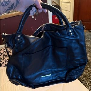 Steve Madden Black Leather Women's Bag